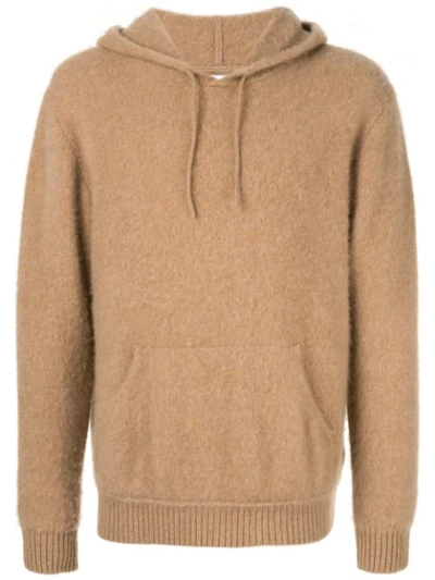 Coohem Cashmere Hoodie Top In Brown