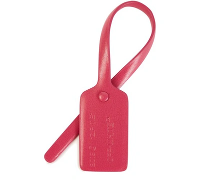 Off-white Ziptie Charm In Fuchsia