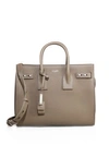 Saint Laurent Small Soft Sac De Jour Leather Satchel In Taupe