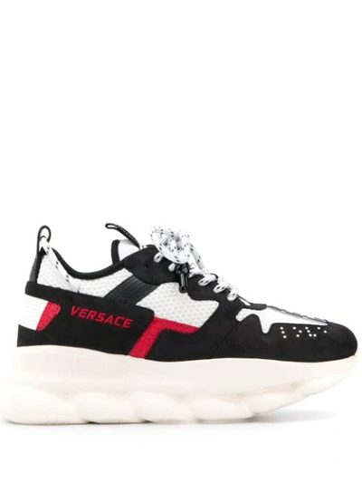 Versace Chain Reaction 2 Sneakers In Black