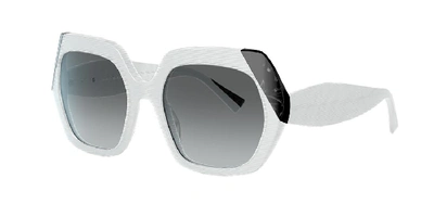 Alain Mikli Evanne Square Acetate Sunglasses In Grey Gradient