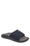 Olukai Men's Nalu Grip-strap Slide Sandals In Trench Blue/ Charcoal