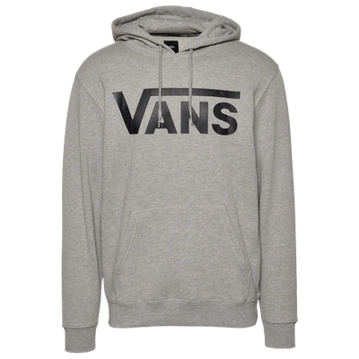 Vans Classic Fit Logo Hooded Sweatshirt In Grey
