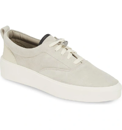 Fear Of God 101 Low Top Sneaker In Bone Suede W/ Cream Leather