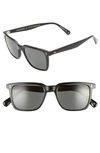 Oliver Peoples Unisex Lachman Polarized Square Sunglasses, 50mm In Black/midnight Express Polarized