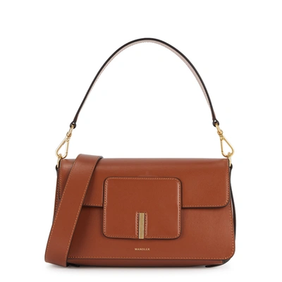 Wandler Georgia Brown Leather Top Handle Bag