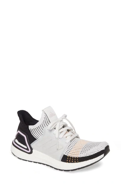 Adidas Originals Women's Ultraboost 19 Knit Low-top Sneakers In Crystal White/ Core Black
