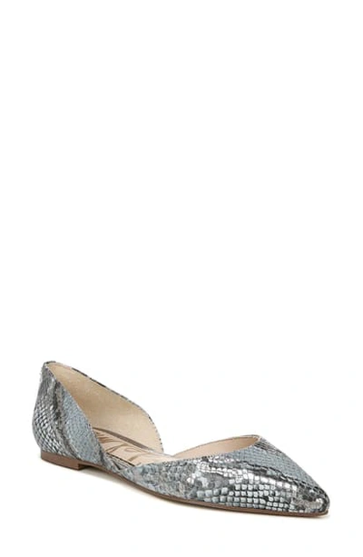 Sam Edelman Women's Rodney D'orsay Ballet Flats In Dusty Blue Multi Leather