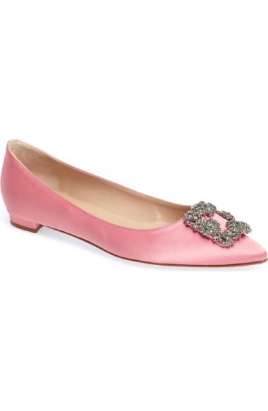 Manolo Blahnik Hangisi Flat | ModeSens