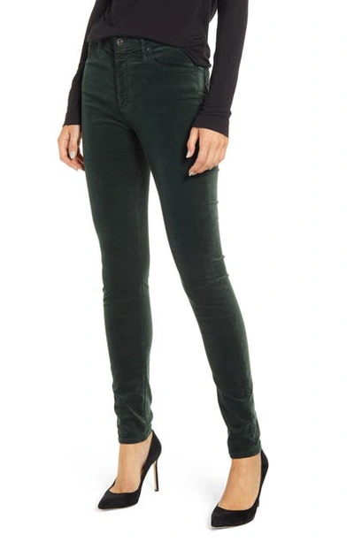 Ag Farrah Skinny Velvet Jeans - 100% Exclusive In Pine Needle