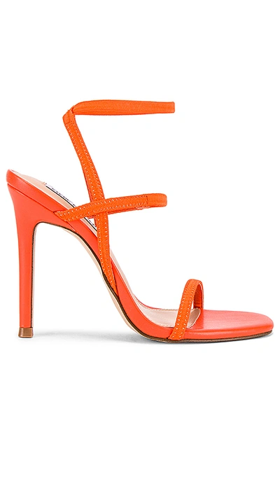Steve Madden Nectur Strappy Heel In Red & Orange