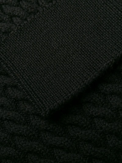 Alessandra Rich Cotton Knit Cardigan In Black