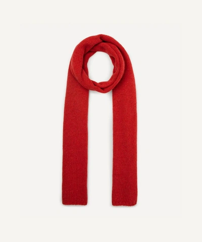 Paloma Wool Caos Long Ribbed Scarf In Red