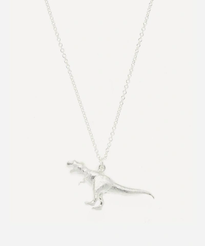 Alex Monroe Silver Tyrannosaurus Rex Pendant Necklace