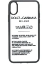 Dolce & Gabbana Iphone X Case In Black