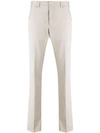 Z Zegna Tapered Slim-fit Chinos In Nude