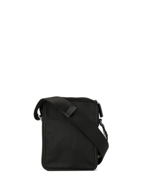 Pre-Owned Prada Logo Detail Crossbody Bag In Black | ModeSens