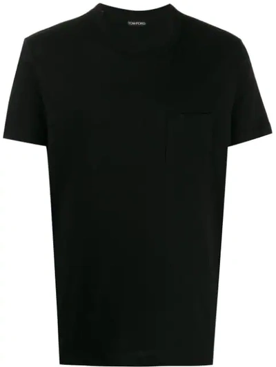 Tom Ford Chest Pocket T-shirt In Black
