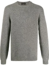 Roberto Collina Long-sleeve Knit Jumper In Grey