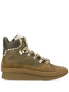 Isabel Marant Lace-up Ankle Boots In Neutrals