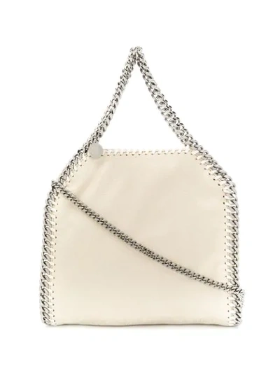 Stella Mccartney Mini Falabella Tote In Neutrals