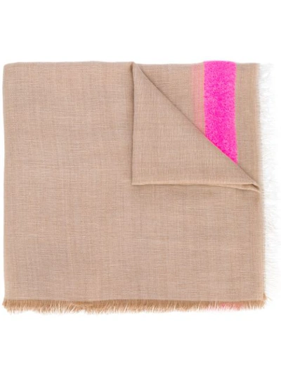 Altea Bufanda Knit Scarf In Neutrals