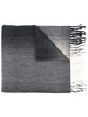 Begg & Co Gradient Scarf In Grey