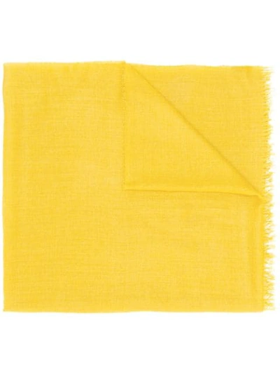 Begg & Co Soft Weave Scarf In Yellow