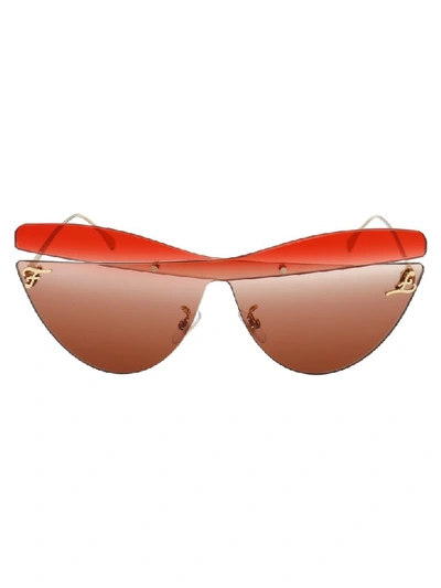 Fendi Sunglasses In Mgtha Brown Red