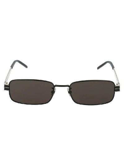 Saint Laurent Sunglasses In Black Black Grey