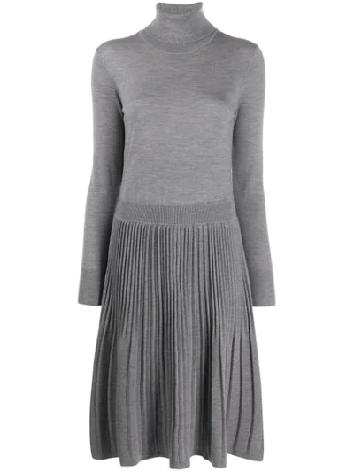 open lace back dress Dress with Pleated Skirt