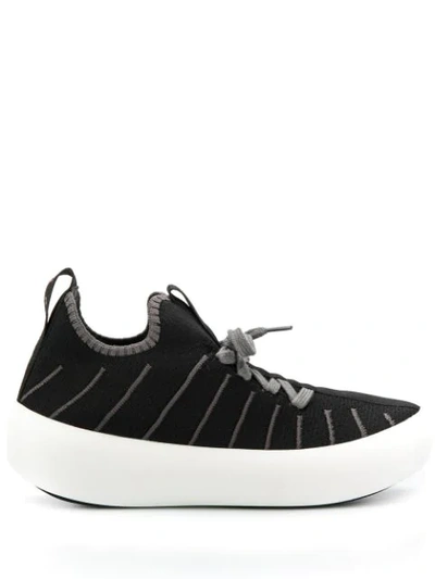 Marni Banana Low-top Sneakers In Black