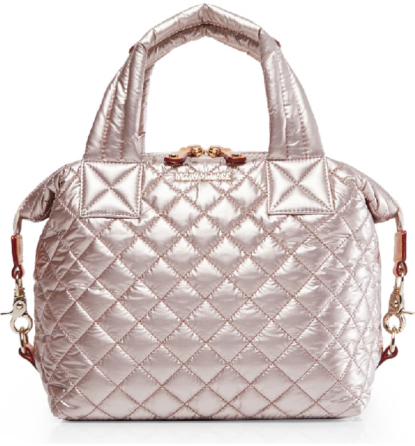 mz wallace rose gold small sutton