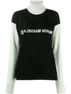 Mm6 Maison Margiela Opening Ceremony Logo Turtleneck Sweater In Black