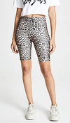 Onzie High Waisted Mini Biker Short - Leopard