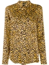 Andamane Camicia Leopardata Gialla In Yellow