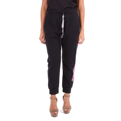 Dsquared2 Women's Black Cotton Joggers