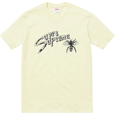Pre-owned Supreme Wilfred Limonius Super  Tee Pale Yellow