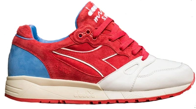 Pre-owned Diadora S8000 Bait Where's Wally In Carmine Red