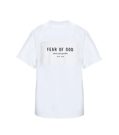 Pre-owned Fear Of God  6th Collection T-shirt White