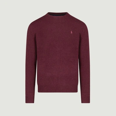 Polo Ralph Lauren Classic Crew-neck Sweater In Dark Red