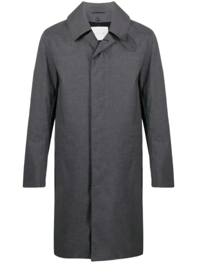 Mackintosh Dunkeld Raintec Cotton Coat In Grey