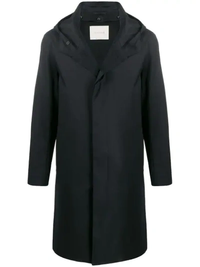 Mackintosh Chryston Raintec Hooded Coat In Blue