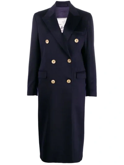 Giuliva Heritage Collection Cindy Cashmere Coat In Blue