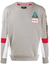 Alpha Industries Space Camp Sweatshirt In 31 Silver