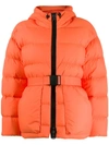 Ienki Ienki Sheena Hooded Padded Jacket In Orange
