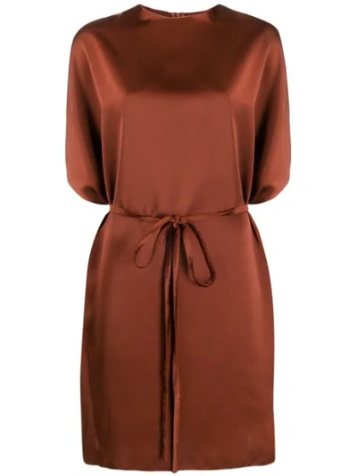 Blanca Belted T-shirt Dress In Brown