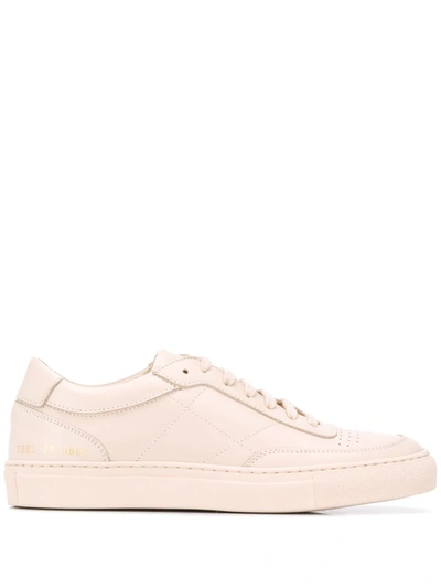 Common Projects Plain Lace-up Sneakers In Neutrals