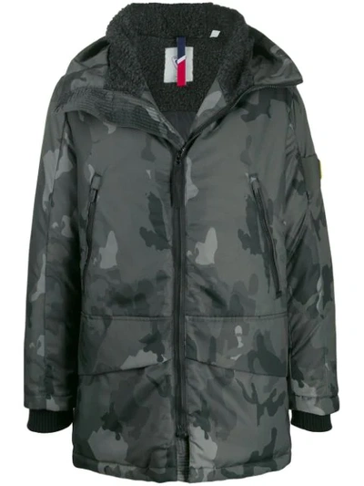 Rossignol Covariant Camouflage Padded Coat In Green