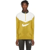 Nike X Gyakusou Dri-fit Half Zip Performance Pullover In Yellow